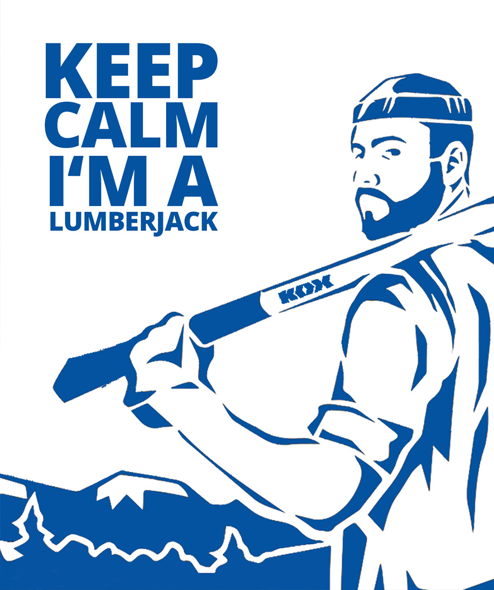 Bon cadeau KOX, Keep calm I'm a lumberjack, XXDEGV-1