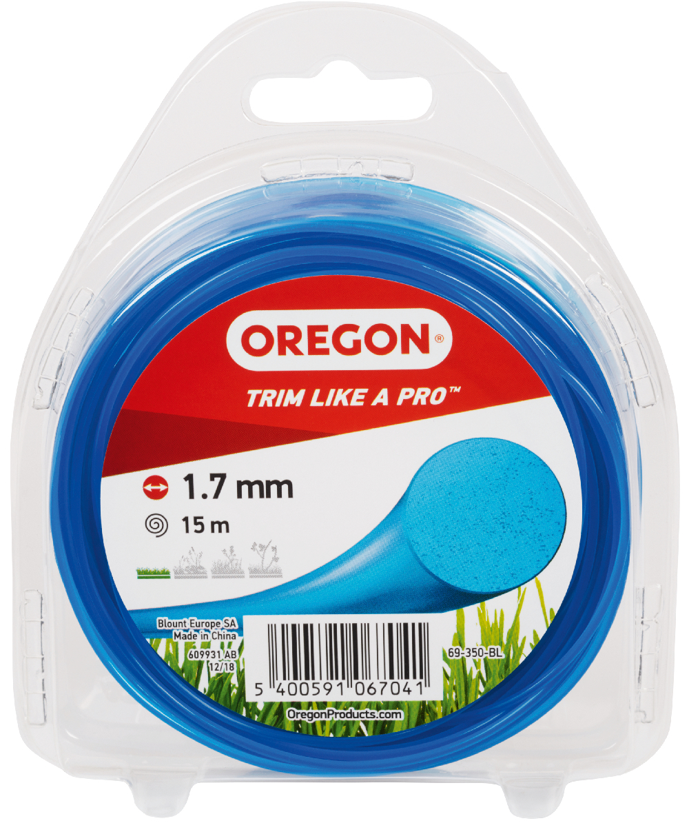Fil de coupe Coloured Line Oregon paisseur de fil 1,7 cm, Longueur 15 m, Bleu, paisseur de fil 17 mm, 69-350-BL